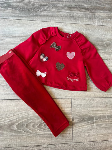 AW23 Mayoral Red Heart Set