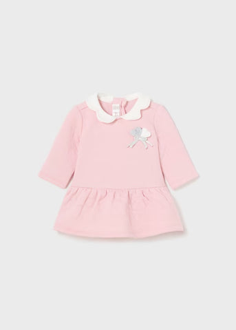 AW23 Mayoral Pink Heart Dress