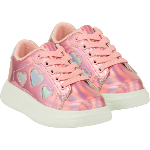 AW23 ADee Queeny Peony Pink Chunky Trainer