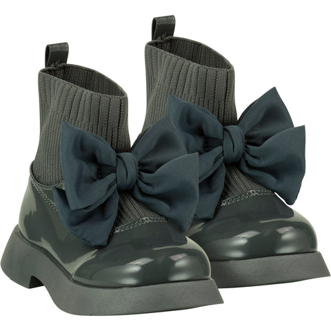 AW23 ADee Dark Grey Mary Jane Sock Boots