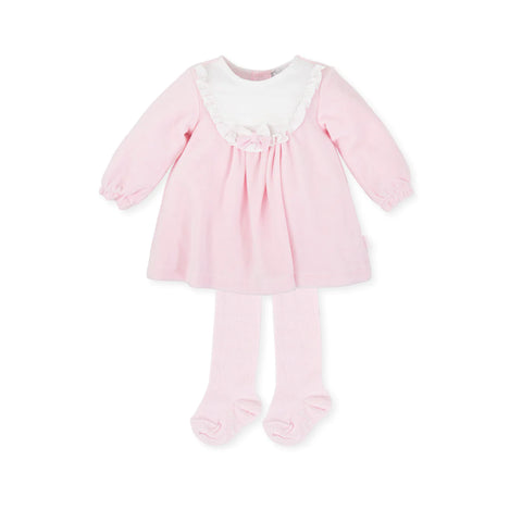 AW23 Tutto Piccolo Pink Bow Dress & Tights