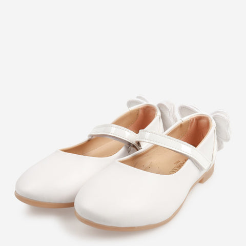 SS23 Caramelo White Bow Shoes