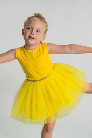 SS23 Rosalita Brant Yellow Tulle Dress