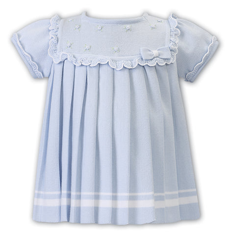 SS21 Sarah Louise Pale Blue Knit Dress